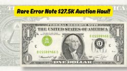 $1 Bill With Upside Down Print Just Auctioned for $27,500 – Yes, It’s Real!