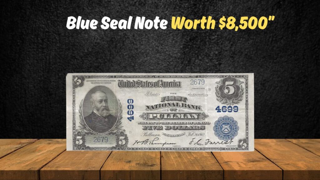 1928 Blue Seal $5 Bill