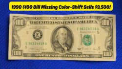This 1990 $100 Bill Without Color-Shifting Ink Just Hit $9,500 at Auction