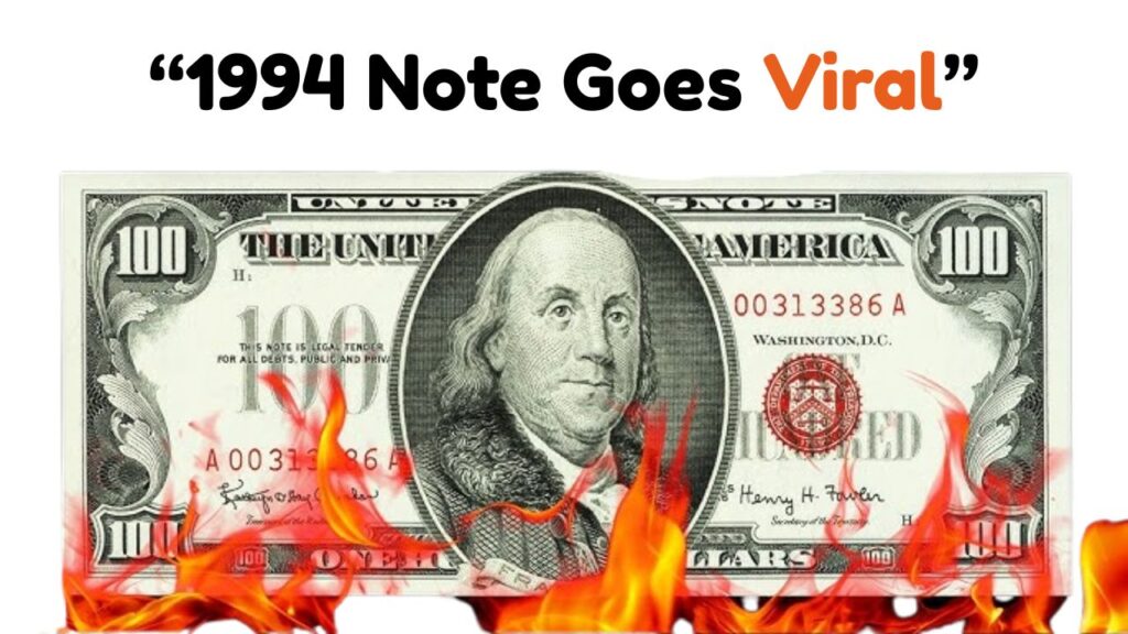 1994 Red Seal $100 United States Note