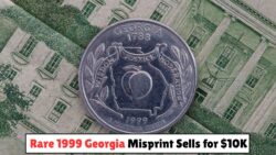 This 1999 Georgia Quarter With Misprint Just Hit $10,000 at Auction – Still in Circulation!